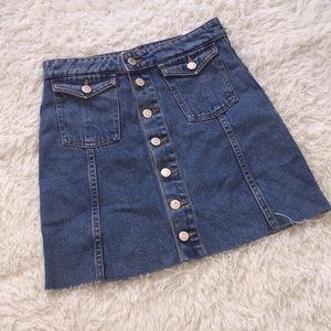 Zara Trafaluc Denim Skirt